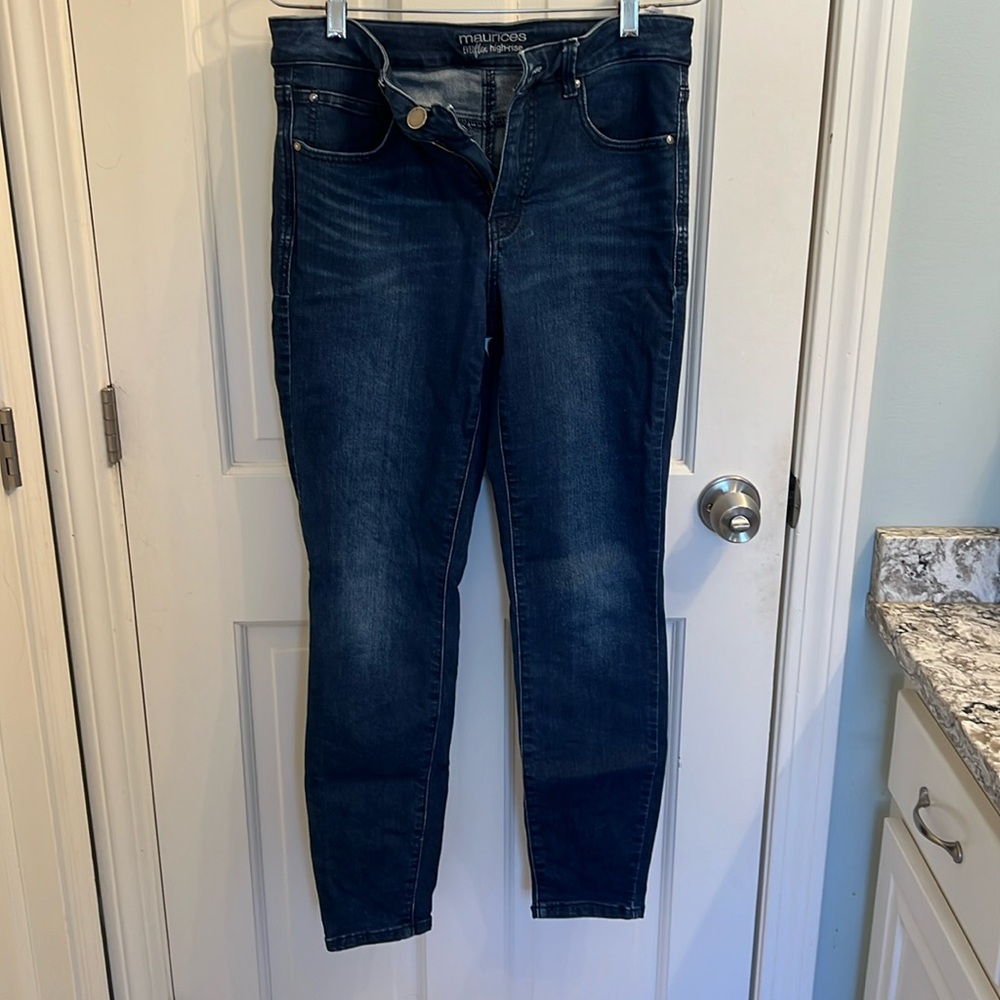 Maurice everflex high rise skinny jeans